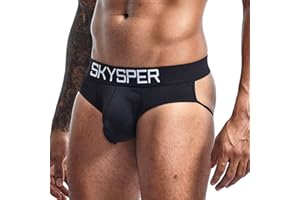 SKYSPER Jockstrap Athletic Supporters for Men Jock Strap Male Underwear Men's Thong Jockstrap Underwear