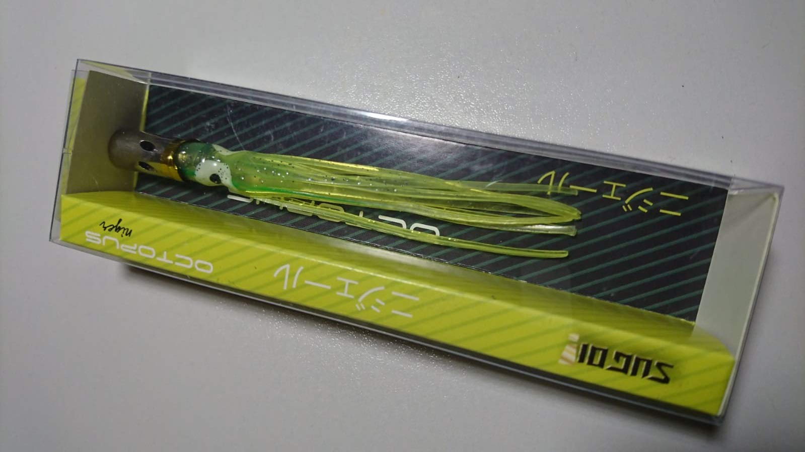 Sugoi Niger Octopus with lead head 10 cm Color Green 02, Ideal for deep sea trolling Swordfish and tuna
