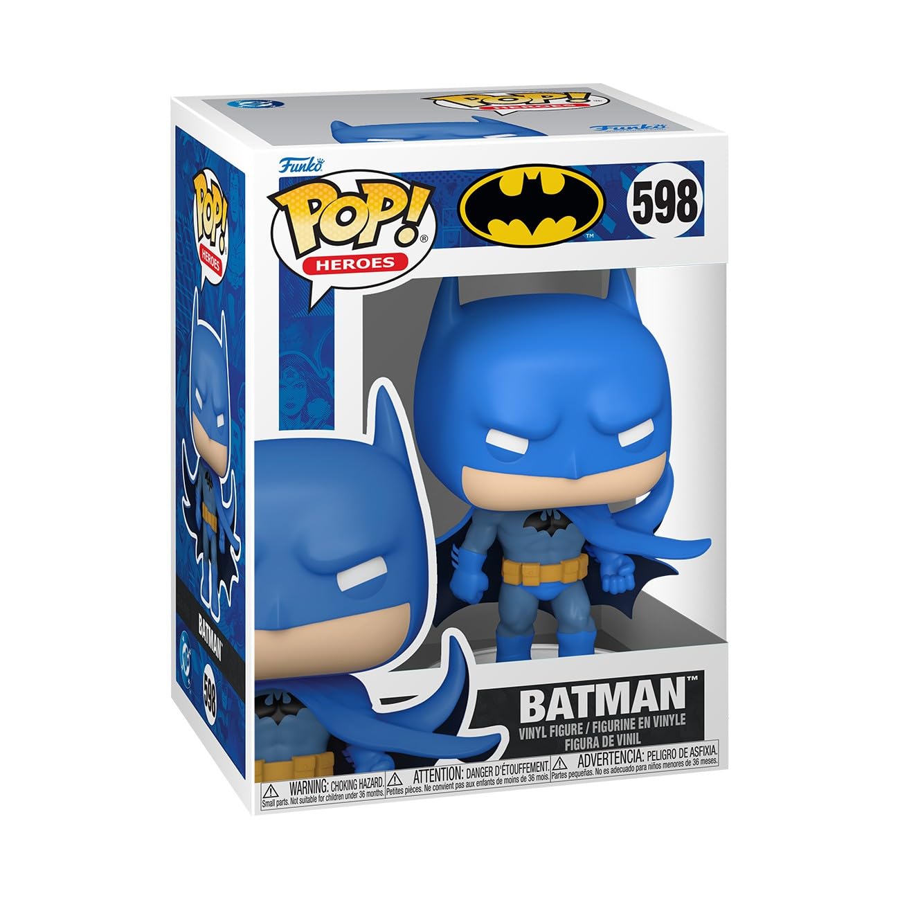 Funko POP! Heroes: DC - Batman - Collectable Vinyl Figure - Gift Idea - Official Merchandise - Toys For Kids & Adults - Model Figure for Collectors and Display