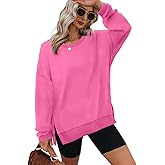 XIEERDUO Womens Oversized Sweatshirts Pullover Casual Crewneck Long Sleeve Tops Comfy