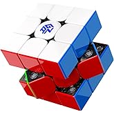 GAN V100 Maglev UV Speed Cube 3x3 Magnetic, Omni-Directional Positioning 64g Lightweight Speedcube Brain Teaser Puzzle Fidget