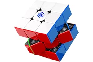 GAN V100 Maglev UV Speed Cube 3x3 Magnetic, Omni-Directional Positioning 64g Lightweight Speedcube Brain Teaser Puzzle Fidget