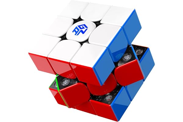 GAN V100 Maglev UV Speed Cube 3x3 Magnetic, Omni-Directional Positioning 64g Lightweight Speedcube Brain Teaser Puzzle Fidget