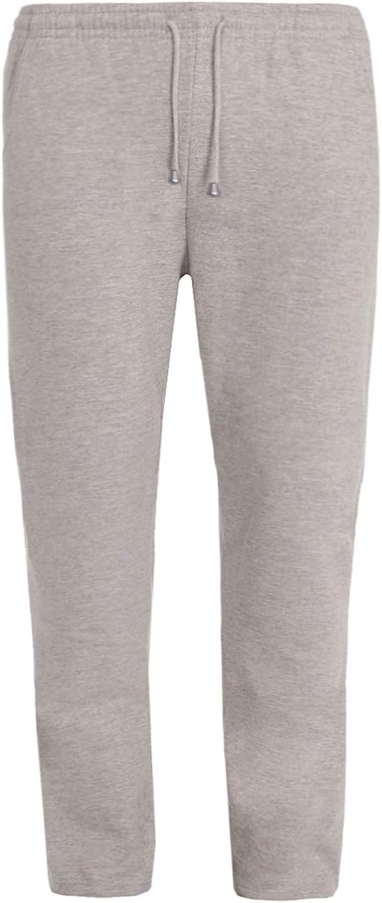 Ladies Jersey Cotton Joggers | Open Hem Sweatpants with Pockets