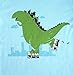 Dinosaur Pajamas Boys Cotton 2-Piece Sleepwear Big Kids Christmas Pyjama Set (Blue,3T)