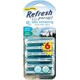 Refresh Your Car Odor Eliminating Auto Vent Stick Car and Home Air Freshener, Summer Breeze/Alpine Meadow Scent, 6 Sticks