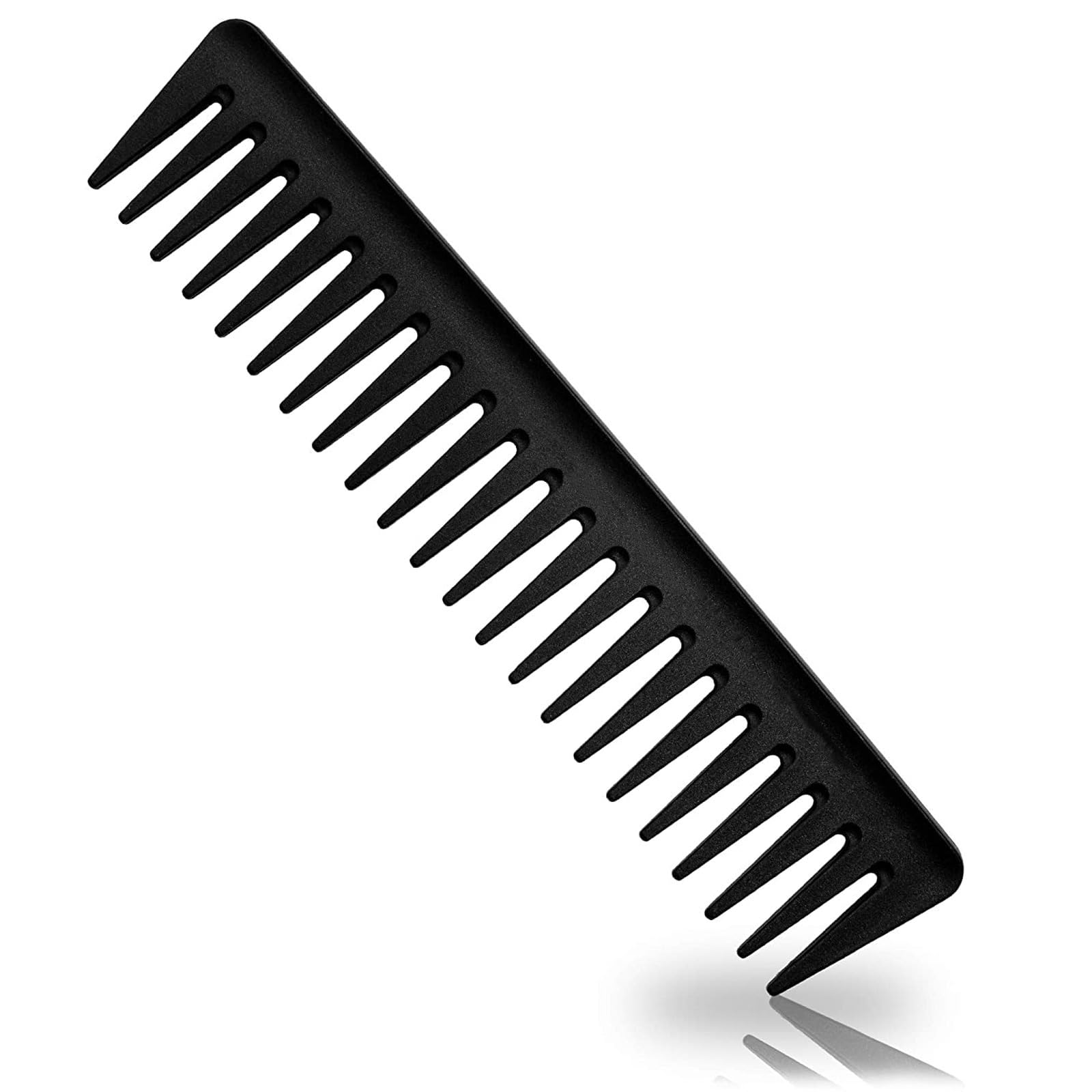Carbon Styling Comb - Wide Tooth Comb - Wide Comb Hair Comb - Developed By Barbers - Designed In Germany - Curl Texture Detangling Comb - Straight Wide Tooth Comb - Hair Styling Comb