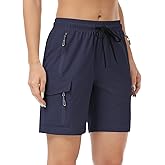GymBrave Women's Hiking Shorts Quick Dry Lightweight Cargo Shorts for Outdoor Athletic Travel with Pockets