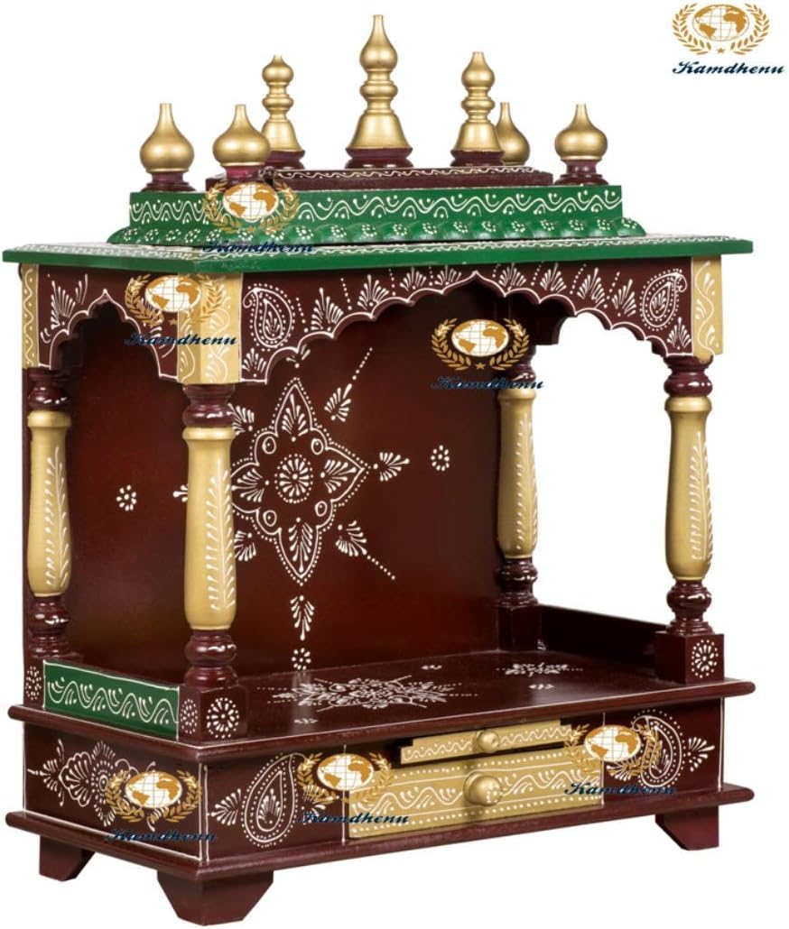 Amazon Com Mereappne Art And Craft Wooden Home Temple House Puja