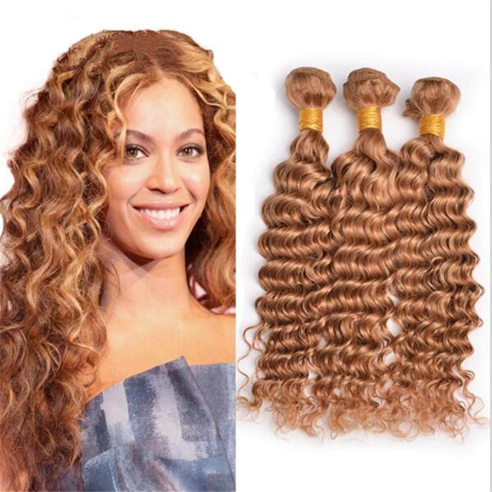 Amazon Com Vaovos Hair Honey Blonde Deep Wave Hair Bundles