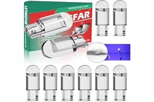 LETINGFAR 194 LED Bulb blue Pack of 10, T10 led bulb, 168 2825 W5W T10 Wedge COB LED Replacement Bulbs Error Free for Car Dome Map Door Courtesy License Plate Lights