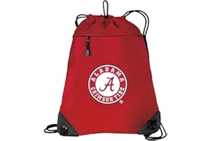 Broad Bay Alabama Drawstring Backpack Bag University of Alabama Cinch Pack - MESH & MICROFIBER