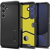 Spigen Tough Armor Designed for Galaxy S24 FE Case (2024) [Kickstand] - Black