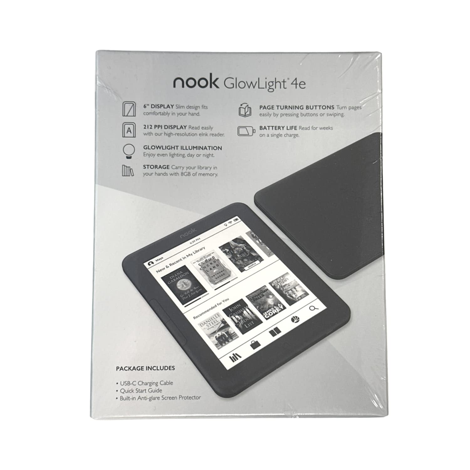 Barnes & Noble Nook Glowlight 4e eReader | 6