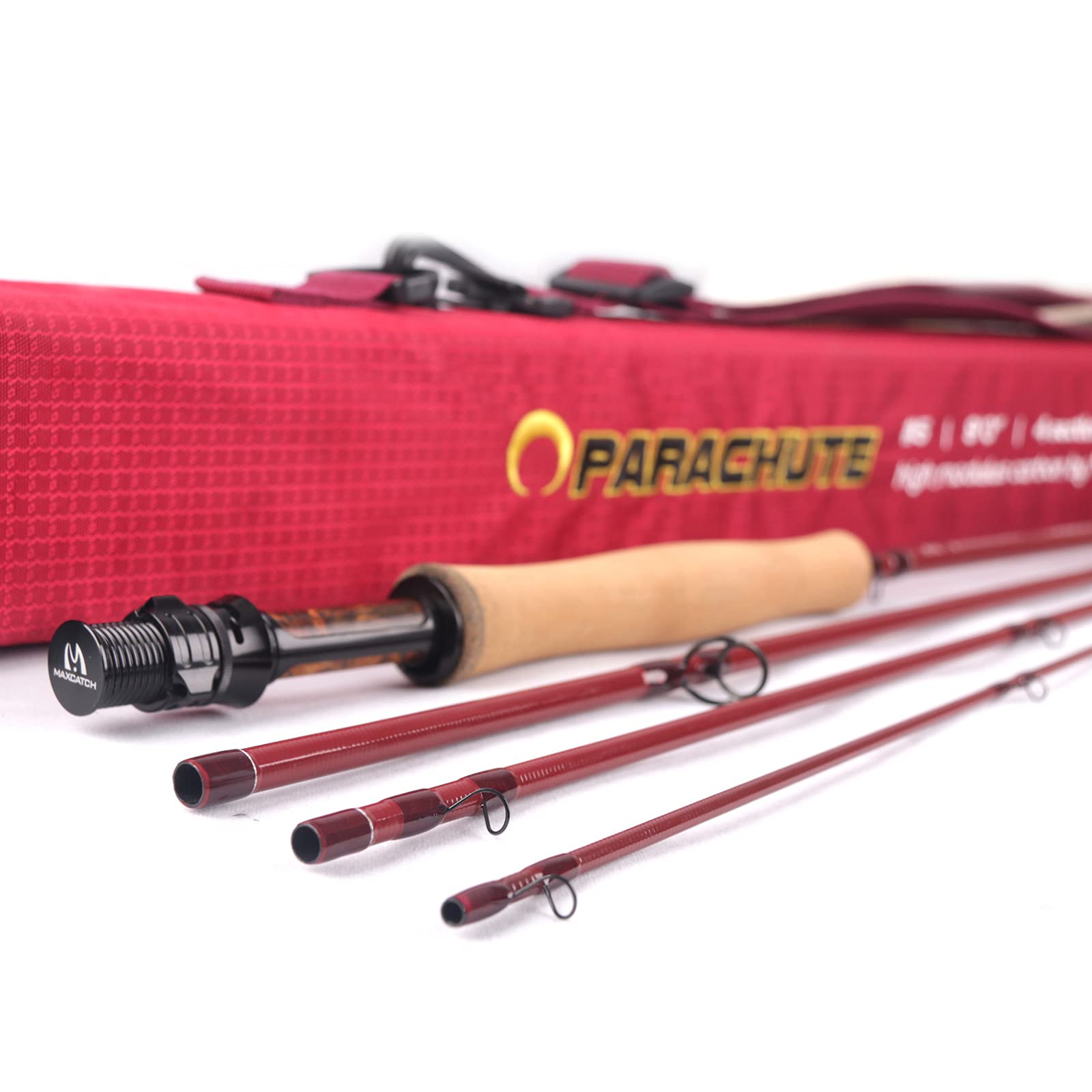 Maxcatch Parachute Fly Fishing Rod IM12/40T Super Light Fast Action 5wt 9ft 4pcs (5wt 9ft 4pcs)