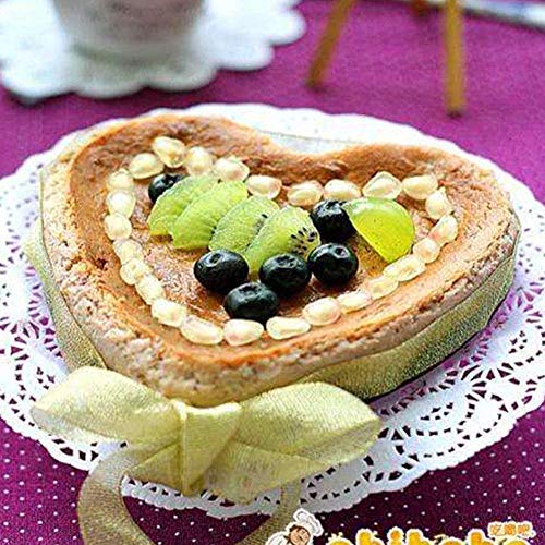 image for TANG SONG 12PCS Quiche Tart Pans Round and Heart Shaped Mini Non-Stick