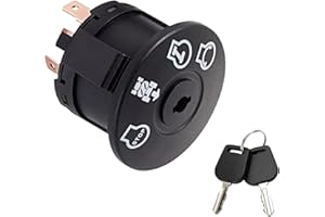 193350 Ignition Switch Lawn Mowers Tractor 4 Position for Husqvarna YTH2348 Starter, Ayp, Craftsman LT1000, MPN, Delta, Poula