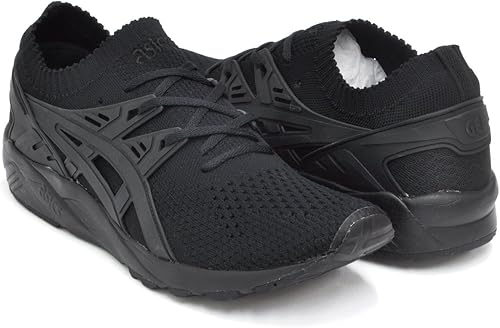 asics gel kayano trainer knit black