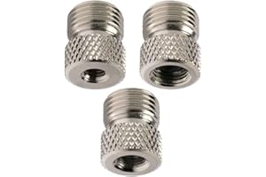 HUBEST 1/8" Male Airbrush Conversion Adaptor,Airbrush Hose Adaptor Fitting 1/8" Male to Badger Paasche Aztec Airbrush