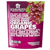 Homegrown Organic Farms Freeze Dried Grapes 1.2 oz (12 Bags)