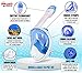 Full Face Snorkel Mask 180° Panoramic View For Adults And Kids. Perfect Vacation Snorkeling Set With XL Snorkel For Easy Breath. Anti Fog And Anti Leak Design And Larger Viewing Area. Lagoon Blue S/M