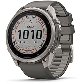 Garmin fēnix&reg; 9 Pro Solar, inReach&reg;, Titanium, 51mm, Graphite/Black | Solar Charging Display, Premium Multisport GPS Smartwatch, Durable &amp; Lightweight Titanium Case