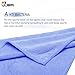 JBM Yoga Towel Sports Towel Microfiber Absorbent Non Slip Anti Bacterial Ultralight Soft for Hot Yin Bikram Hatha Yoga Exercises Gym Fitness (Blue - Simple style, 11.8” x 39.3” (30cm x 100cm))