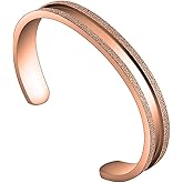 ZUOBAO Stainless Steel Elastic Hair tie Bracelet Brushed Edges for Women Girls