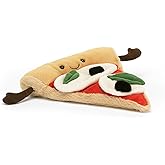 Jellycat Amuseables Slice of Pizza Stuffed Toy, 9 inches - Food Plush - Fun Gift Idea