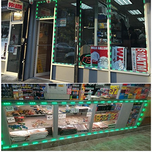 VIPMOON 100pcs/300LED RGB 5050 Injection Module Lights Waterproof Colorful Outdoor StoreFront Signage Lighting - Thumbnail 6