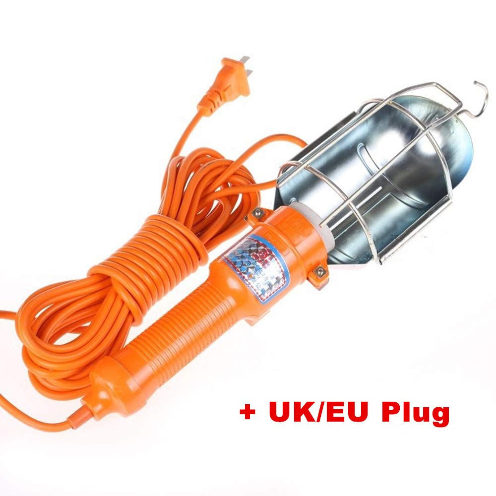 5m Mains 240V Work Light Loft Car Mechanics Inspection Lamp Garage w