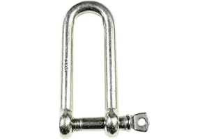 MarineNow 316 Stainless Steel Long D-Shackle Marine Grade Choose Size and Pack Quantity