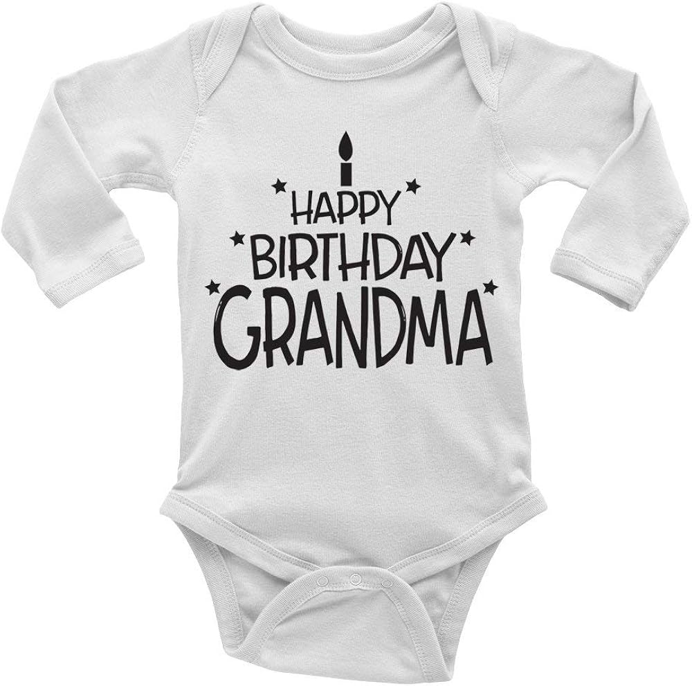 happy birthday grandma onesie
