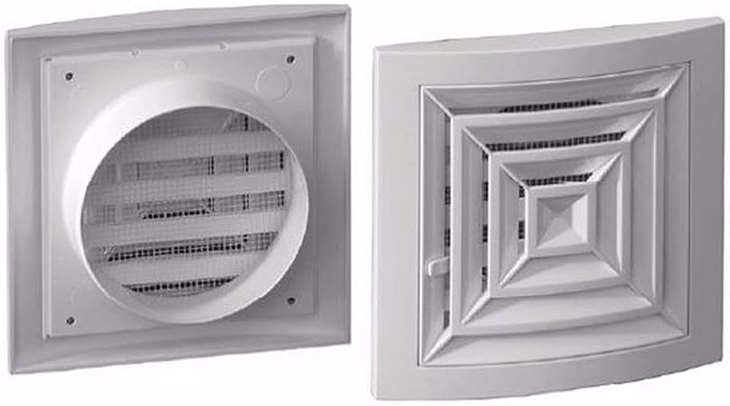 Griglia Di Ventilazione Regolabile 125 Mm Per Cappa - Bianco RAL9010, Qualità Professionale - Foto 3