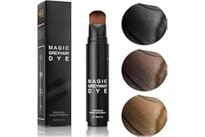 Root Touch Up Stick - Instant Gray Coverage for Women & Men, Conceals Hair Thinning Hair, Easy Application, Long-Lasting Form