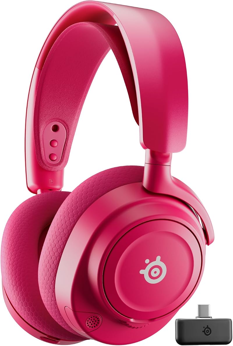 SteelSeries Arctis Nova 7 Wireless Gen 2 Gaming Headset 2.4GHz Bluetooth Magenta