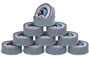 RAVEN Supply Giant UUD34520H-10 PTFE Thread Seal Tape for Plumbers, White Gray 3/4 Inch x 520 Inch (Pack of 10 Rolls), 3/4