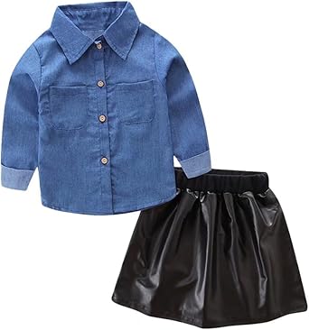 denim long sleeves outfit