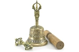 TM THAMELMART FOR BEAUTIFUL MINDS BUDDHIST SACRED SPIRITUAL TIBETAN BELL AND DORJE