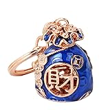 Metal Wealth Key Chain Key Ring with Chinese