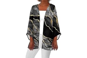 YUTANRAL Womens 2024 Summer Floral Printed Cardigan Long Sleeve Kimono Loose Cover Up Casual Blouse Tops Cruise Outfits
