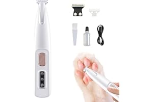 CAVULO Belvedir Cat Paw Grooming Trimmer Quiet, for Cat Skin & Paw Safety - Low Noise, Long Battery Life, Precision Blade for Gentle Trimming, Fully Waterproof, Easy Clean