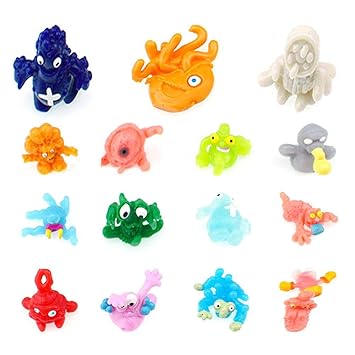 Crazy-Store Cute TPR Soft Rubber Stretchable Elastic Sticky Insects Model Capsule Toys