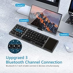 Foldable Bluetooth Keyboard with