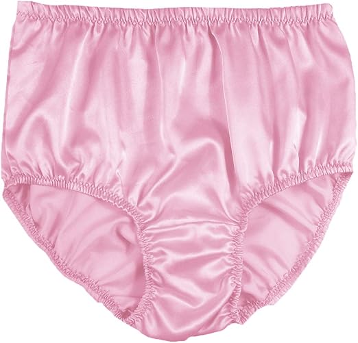 STP05 Fair Pink Handmade Lace Briefs Nylon Plain New Knickers Panties