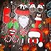 Gejoy 32 Pieces Christmas Photo Props Photo Booth Prop Pose Sign Kits for DIY Christmas Holiday Themed Party Supplies