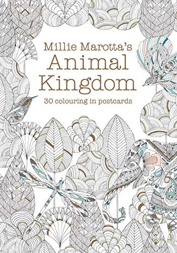 Millie Marotta's Animal Kingdom Postcard Book: 30 beautiful cards for colouring in: 10 Card Book โ 14 Jan. 2016