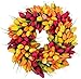 Blush Tulip Front Door Wreath 19 Inch - Stunning Spring Front Door Wreath