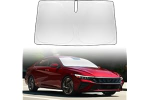 SLOGENTO Windshield Sun Shade Car Sunshade for Hyundai 2020-2024 Windshield Cover for 2022 2023 Elantra 240T Reflective Foldable Front Window Sun UV Blocker Ultimate Protection Upgrade Car Interior Accessories