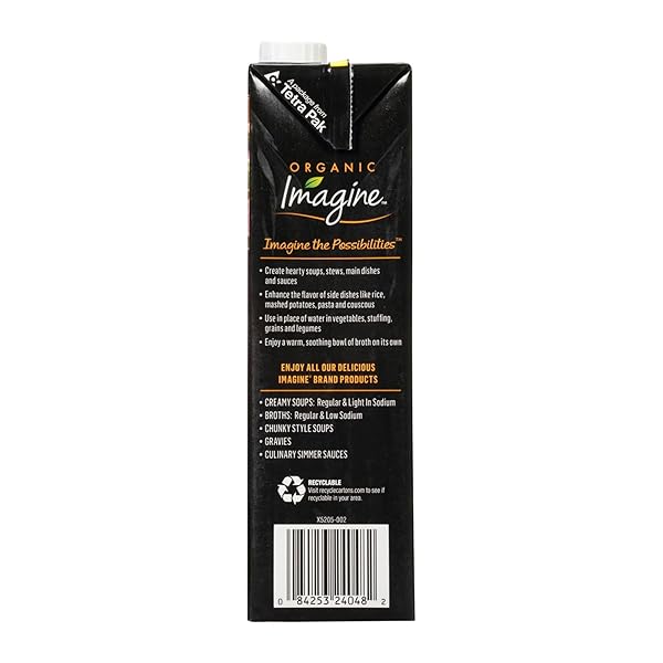 IMAGINE ORGANIC VEGETABLE BROTH 32 OZ